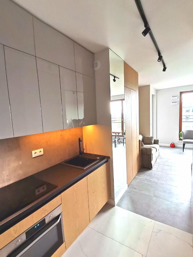 Ferienwohnung Luxusowy Apartament Klimczaka Warschau Exterior foto